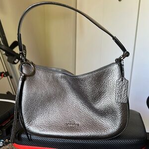 Coach Metallic Silver Women's Bag